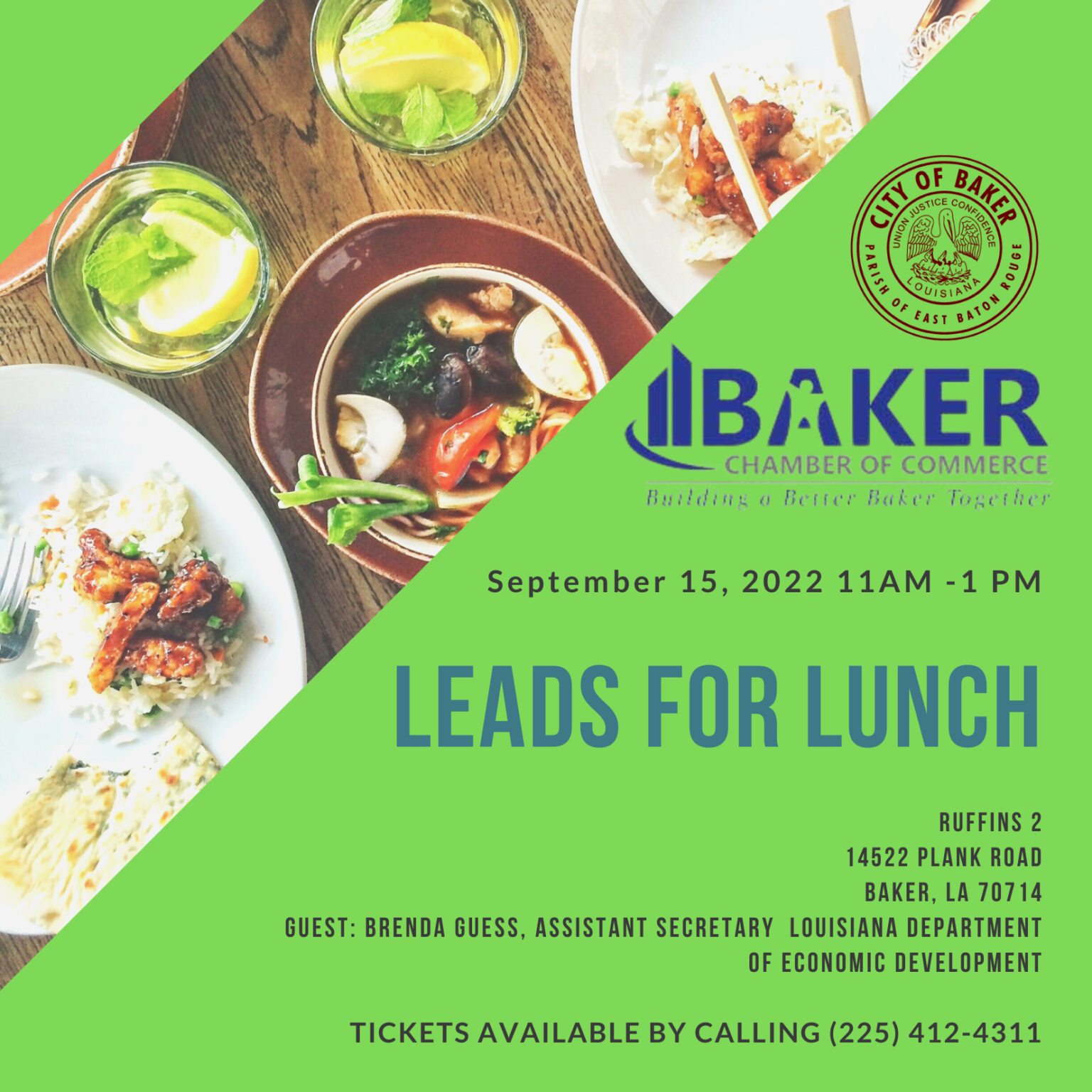 Leads for Lunch with Mayor Waites & the Baker Chamber of Commerce City of Baker